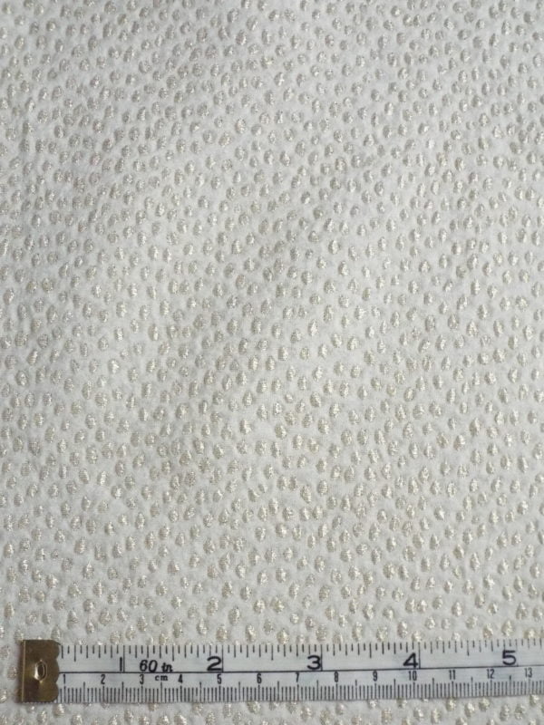 Metallic Jacquard in small 'Dashed' multi Dot - Image 6