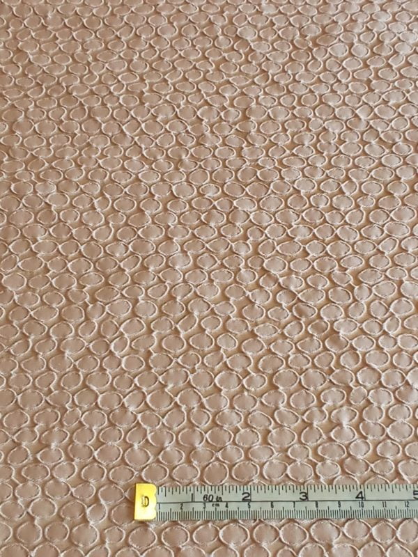 Raised Cloque in Oval design, 2 Tone Jacquard Brocade - Image 6