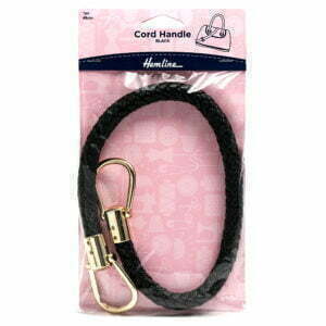 Soft Cord Bag Handles with Alloy Rings 48cm length