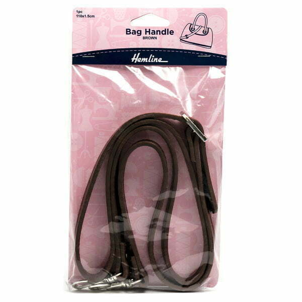 Soft, Faux Leather Bag strap handle, 110cm length - Image 3