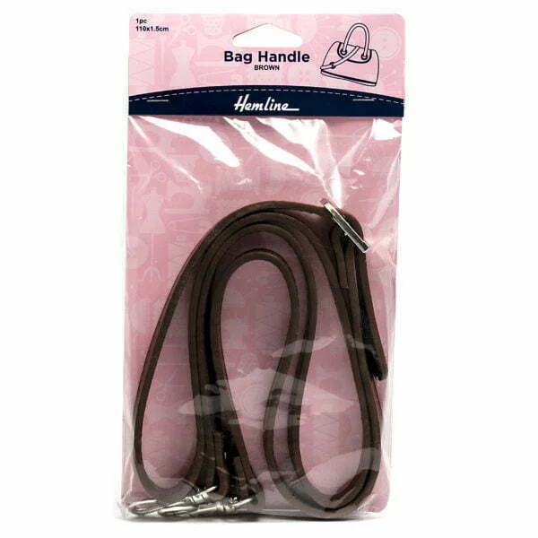 Soft, Faux Leather Bag strap handle, 110cm length - Image 3
