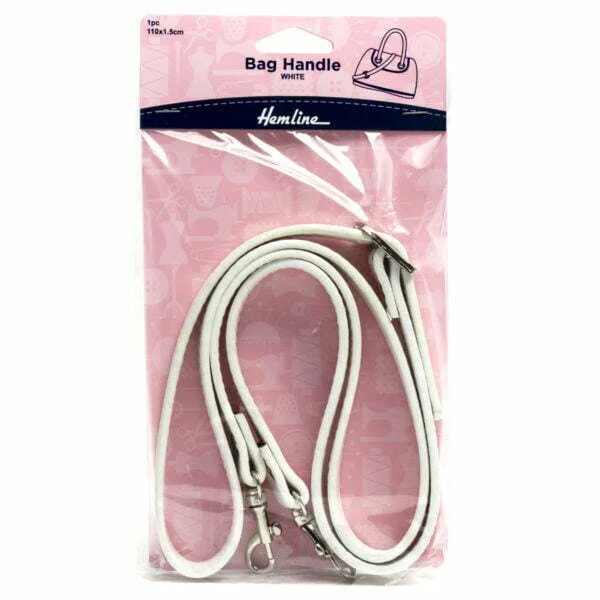 Soft, Faux Leather Bag strap handle, 110cm length