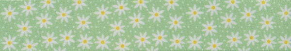 Daisy Chain printed ribbon 25mm width - Image 4