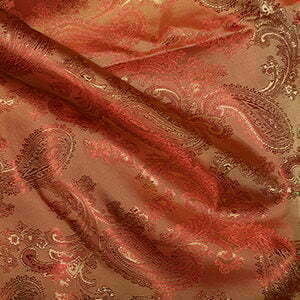 Paisley 2 Tone Satin Jacket Lining