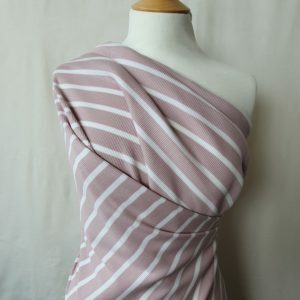 'Bretton' striped stretch Ribbed Jersey