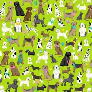 100% Cotton for crafting ' Furry Friends Theme' per 1/2mt