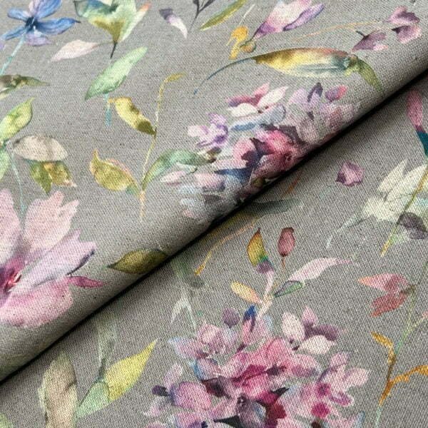 Giardino 90% Recycled Cotton 10% Organic Linen Digitally Printed Fabric - OGL007 OGL008 - Image 4
