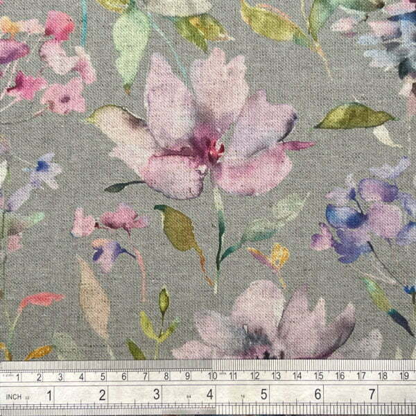 Giardino 90% Recycled Cotton 10% Organic Linen Digitally Printed Fabric - OGL007 OGL008 - Image 6