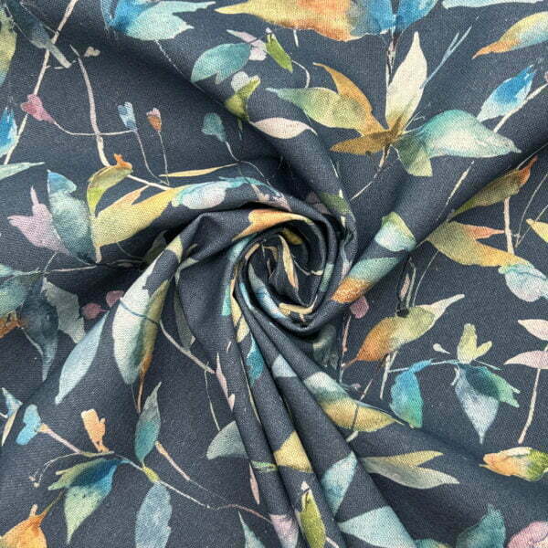 Lago 90% Recycled Cotton 10% Organic Linen Digitally Printed Fabric - OGL025, OGL028 - Image 5