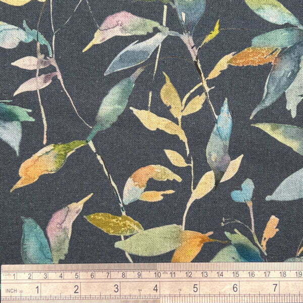 Lago 90% Recycled Cotton 10% Organic Linen Digitally Printed Fabric - OGL025, OGL028 - Image 6
