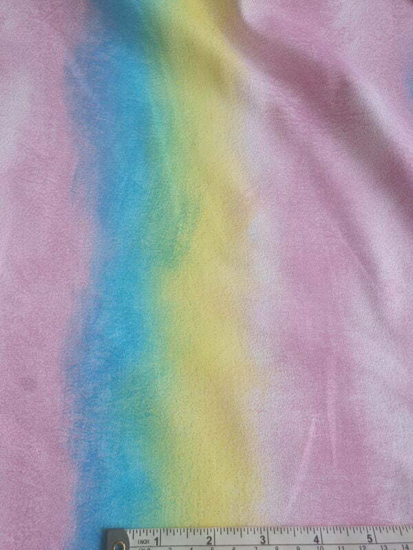 Cotton Stretch Sateen in Pastel Summer Stripe - Image 2