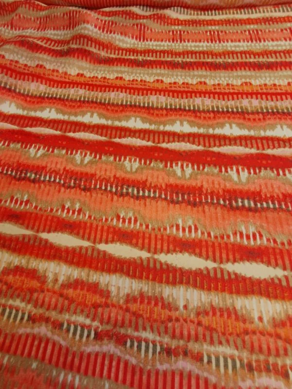 'Watermelon' Abstract printed Hi Chiffon Voile - Image 3