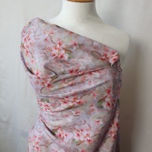 Superior weave Viscose Challis in abstract designs