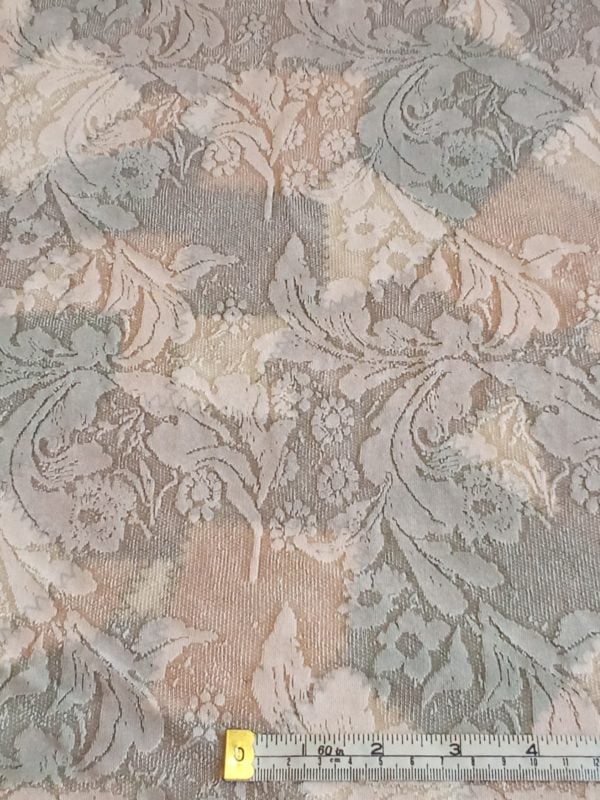 2 Toned 'Earth' Stretch Interlock Jersey with lace effect - Image 2