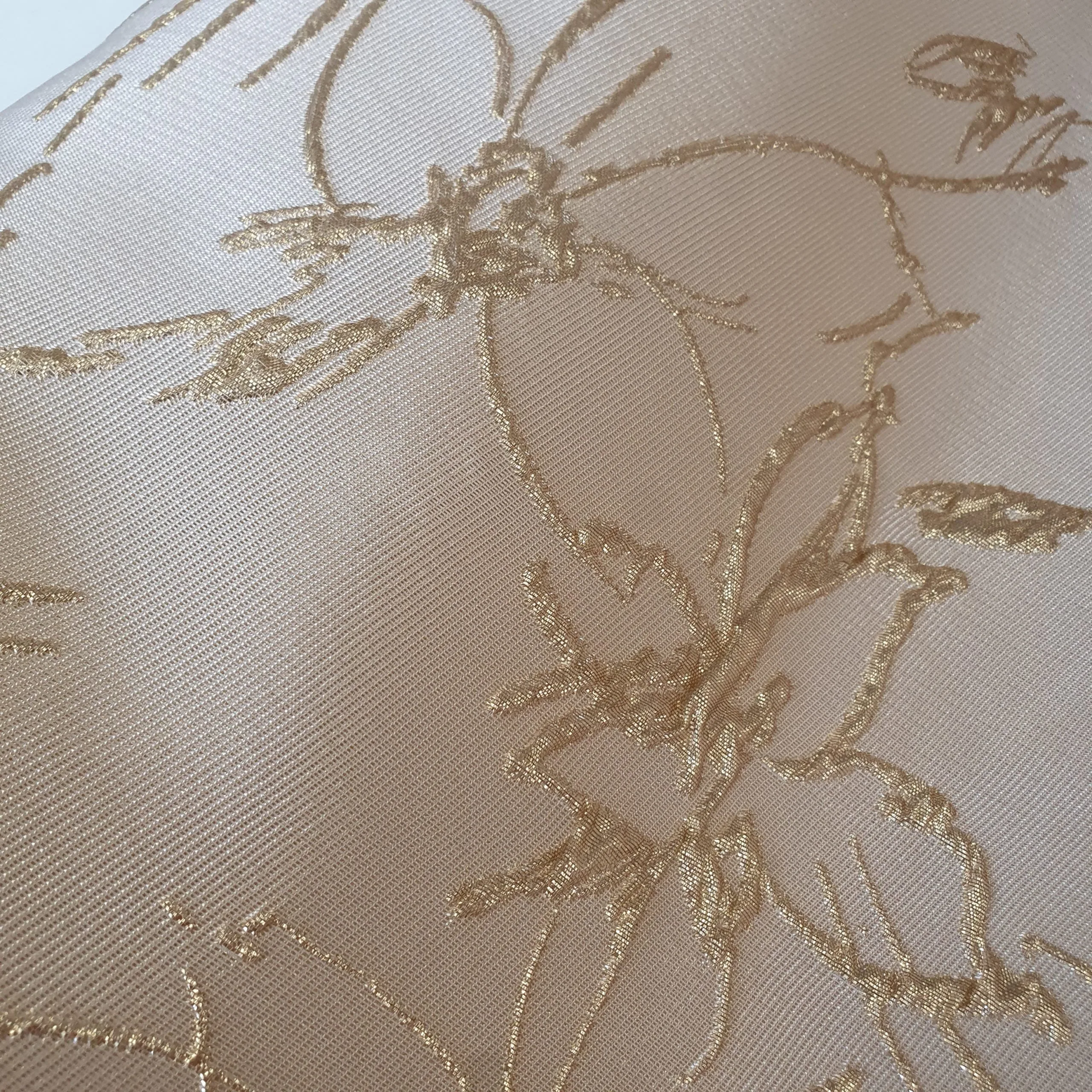 'Chloe' Metallic embossed in Gold Jacquard Brocade - Image 5