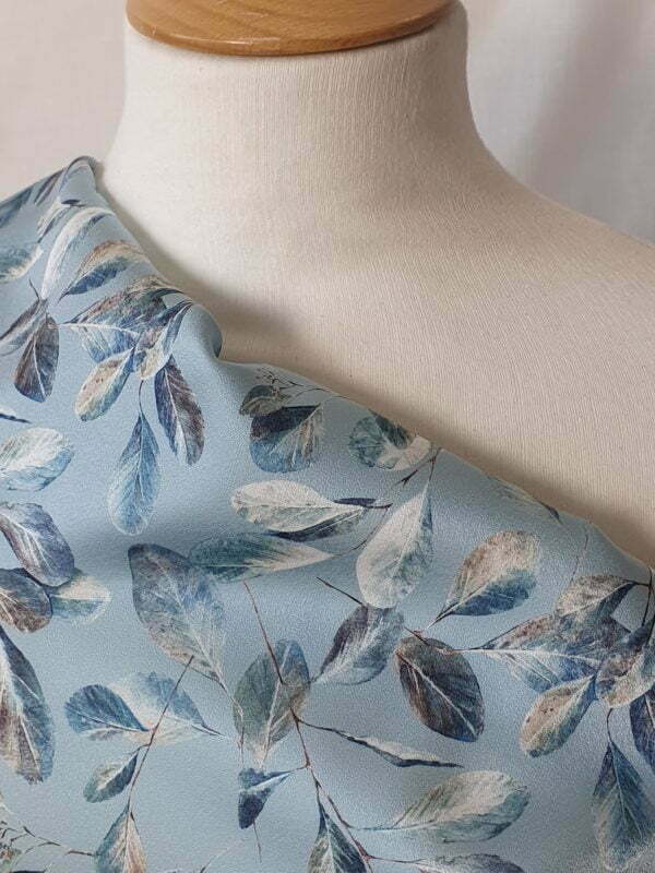 Polyester Charmeuse Stretch Digital Floral Print - Image 3