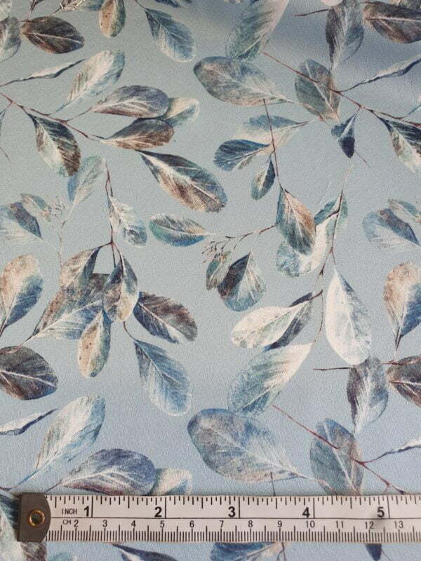 Polyester Charmeuse Stretch Digital Floral Print - Image 5