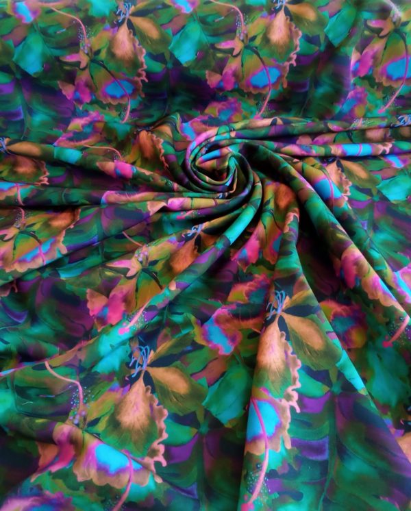 Polyester Marocaine Faille Panama in Storm