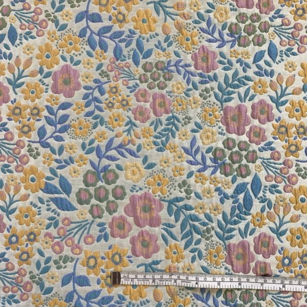 Textured Floral Jacquard Brocade - Image 4