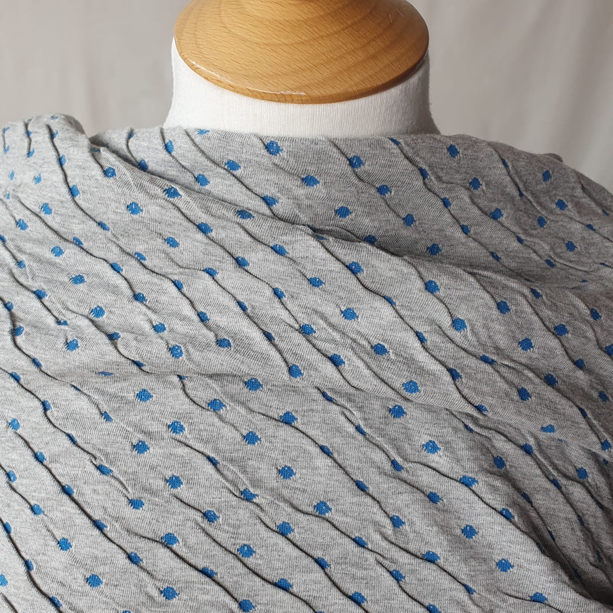 Stretch Woven Jacquard Spotted Jersey CW Fabrics