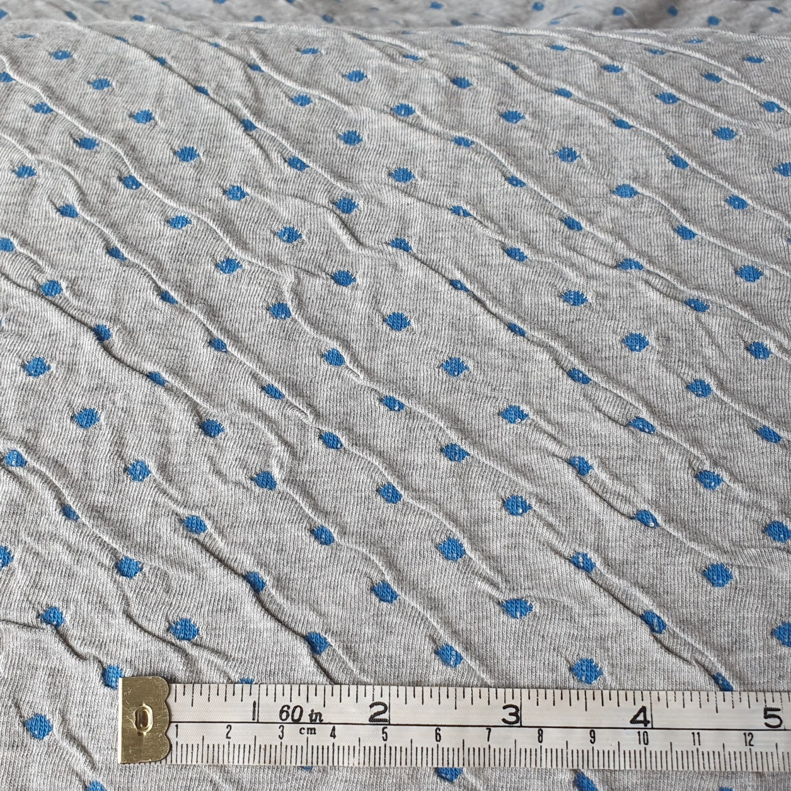 Stretch Woven Jacquard Spotted Jersey - Image 3