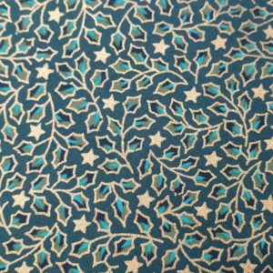 Small Holly Berry Christmas Lifestyle Cotton, sold per 1/2mtr