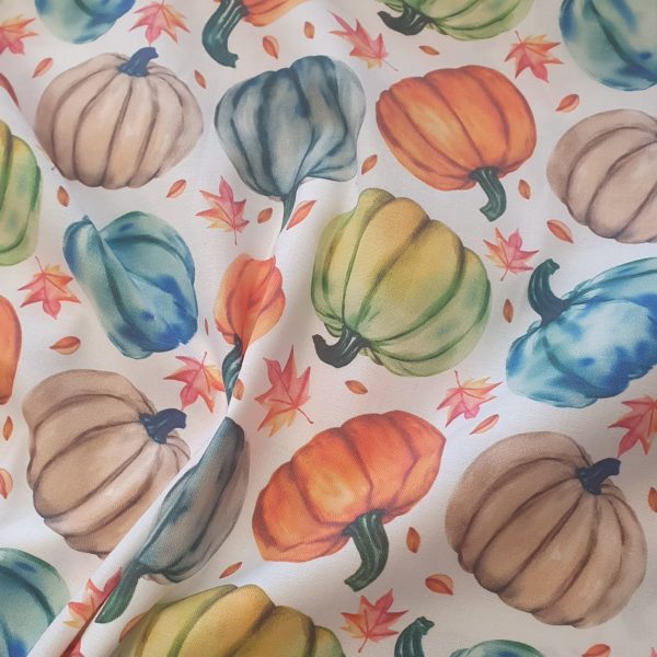 Halloween Ghostly Pumpkins Cotton per 1/2mt - Image 2