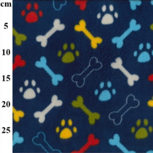 'Paws n Bones' soft polar fleece
