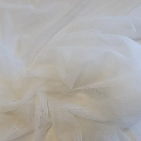 Soft wide width Veiling Tulle | Bridal White | Ivory - Image 2