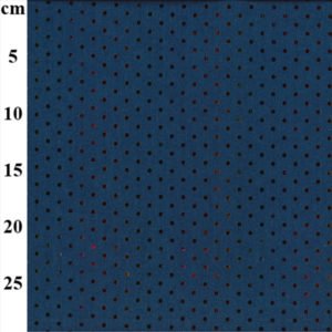 Cotton Chambray Foiled printed Rainbow Dots