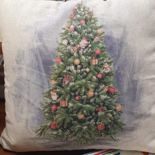 Crafty Linen panel Christmas Cushion Kits - SALE - Image 6