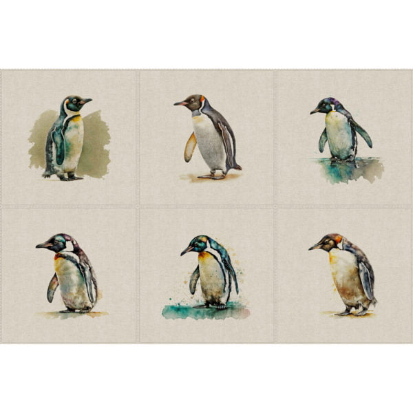 Crafty Linen panels Animal Characters