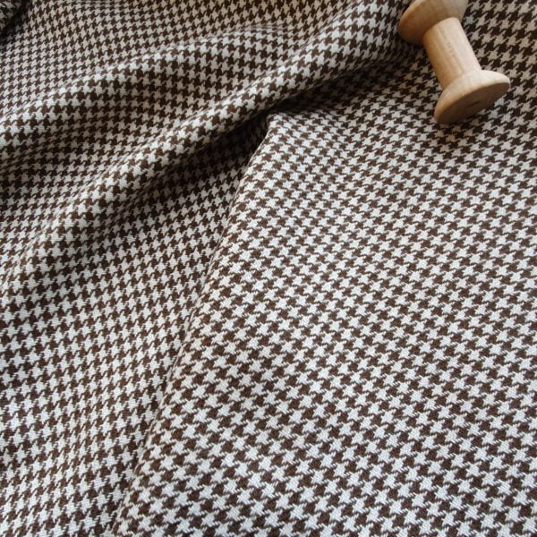 Dogstooth Polyester Worsted Wool Checks - Image 3