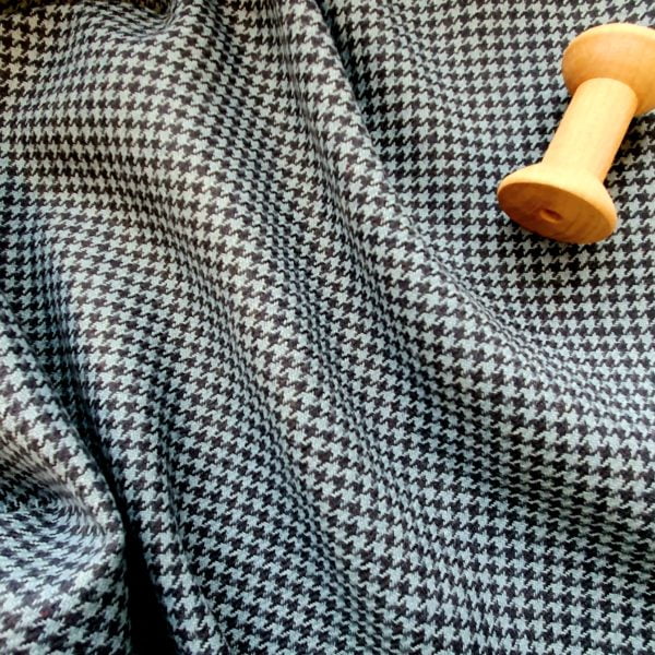 Dogstooth Polyester Worsted Wool Checks - Image 5