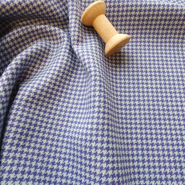 Dogstooth Polyester Worsted Wool Checks - Image 7