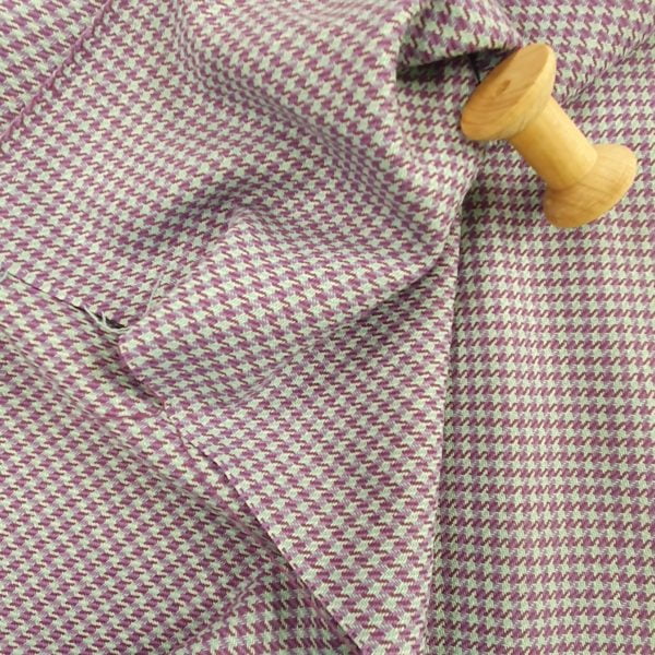 Dogstooth Polyester Worsted Wool Checks - Image 2