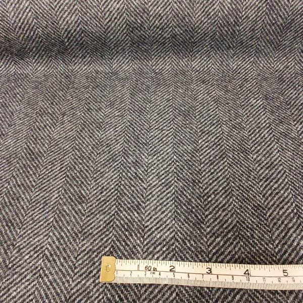 Classic Navy Herringbone Wool Coating - Image 2