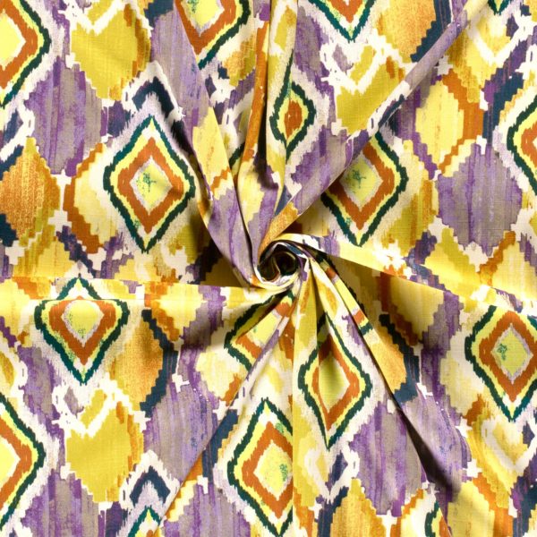 Woven Stretch Viscose  Abstract - Image 3