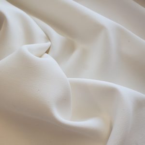 Heavy Peached Bi Stretch Peachskin in Parchment Ivory