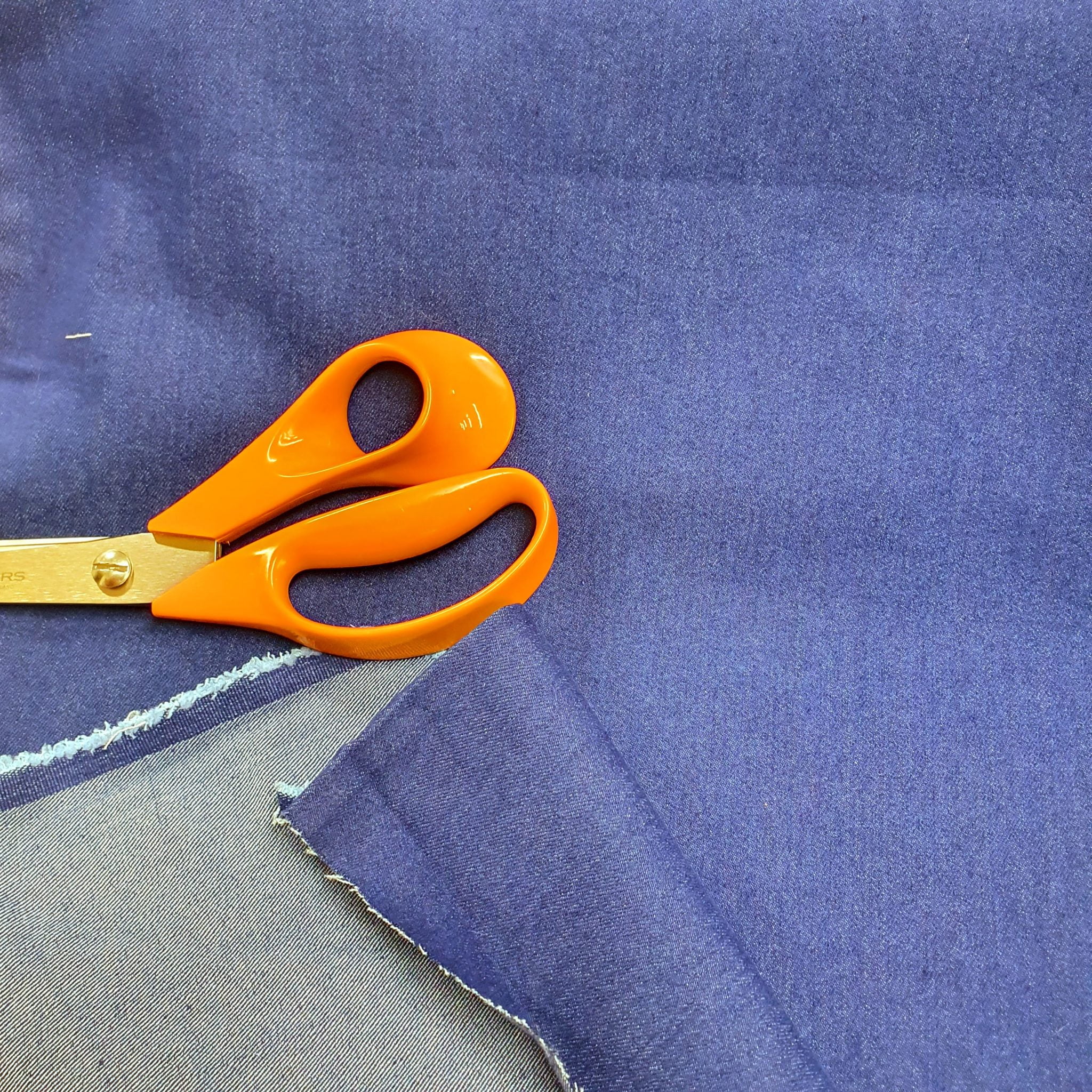 Stretch Denim Soft Jeans in Sapphire Blue CW Fabrics