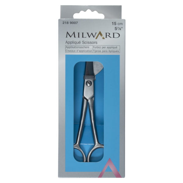 Appliqué Full Steel Scissors by Milward- 6 inch-15cm - Image 2