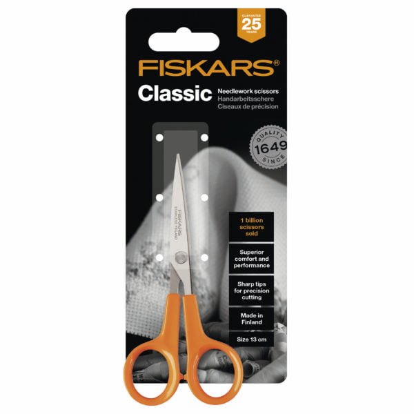 Classic Needlework Micro-Tip Scissors: 12.5cm - 5in by Fiskars - Image 2