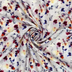 Fabulous Flax soft Linen Viscose print 'Christine'