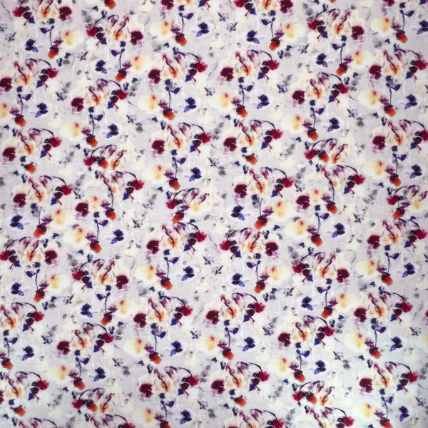 Fabulous Flax soft Linen Viscose print 'Christine' - Image 2