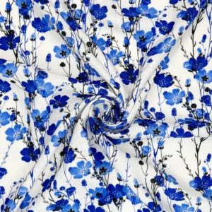 Fabulous Flax soft Linen Viscose prints 'Isla'
