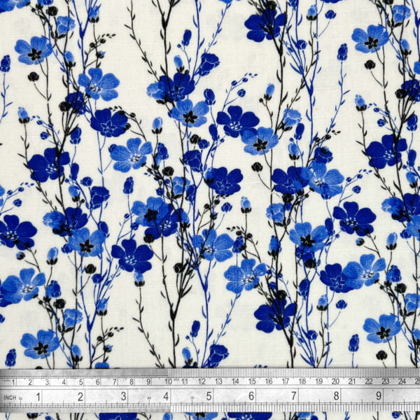 Fabulous Flax soft Linen Viscose prints 'Isla' - Image 3