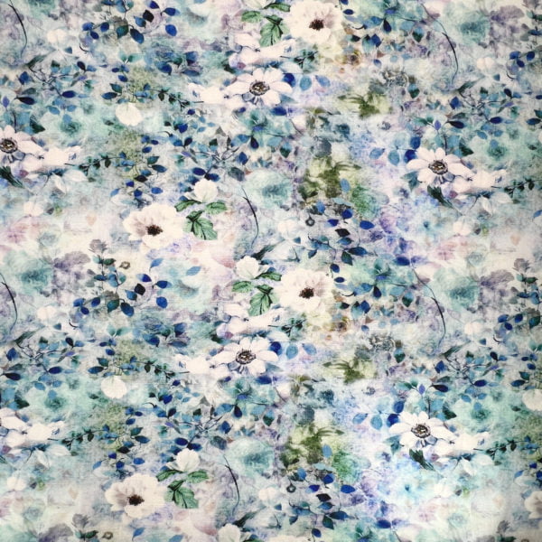 Fabulous Flax soft Linen Viscose print 'Josephine' - Image 2
