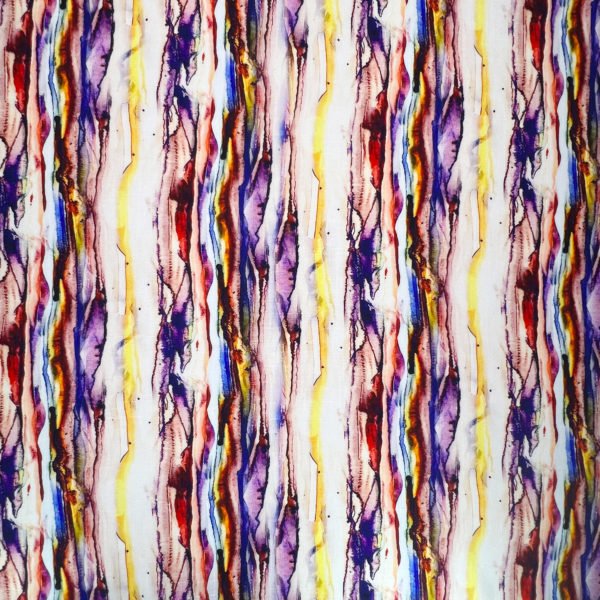 Fabulous Flax soft Linen Viscose print 'Melissa' - Image 2