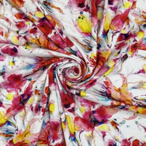 Viscose Spandex Digital Printed Stretch Jersey 'Parma'