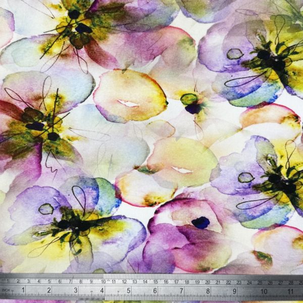 Viscose Spandex Digital Printed Stretch Jersey 'Catania' - Image 2
